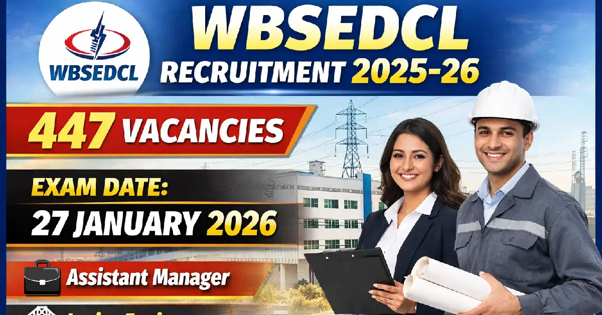 WBSEDCL Recruitment Exam Date 2025