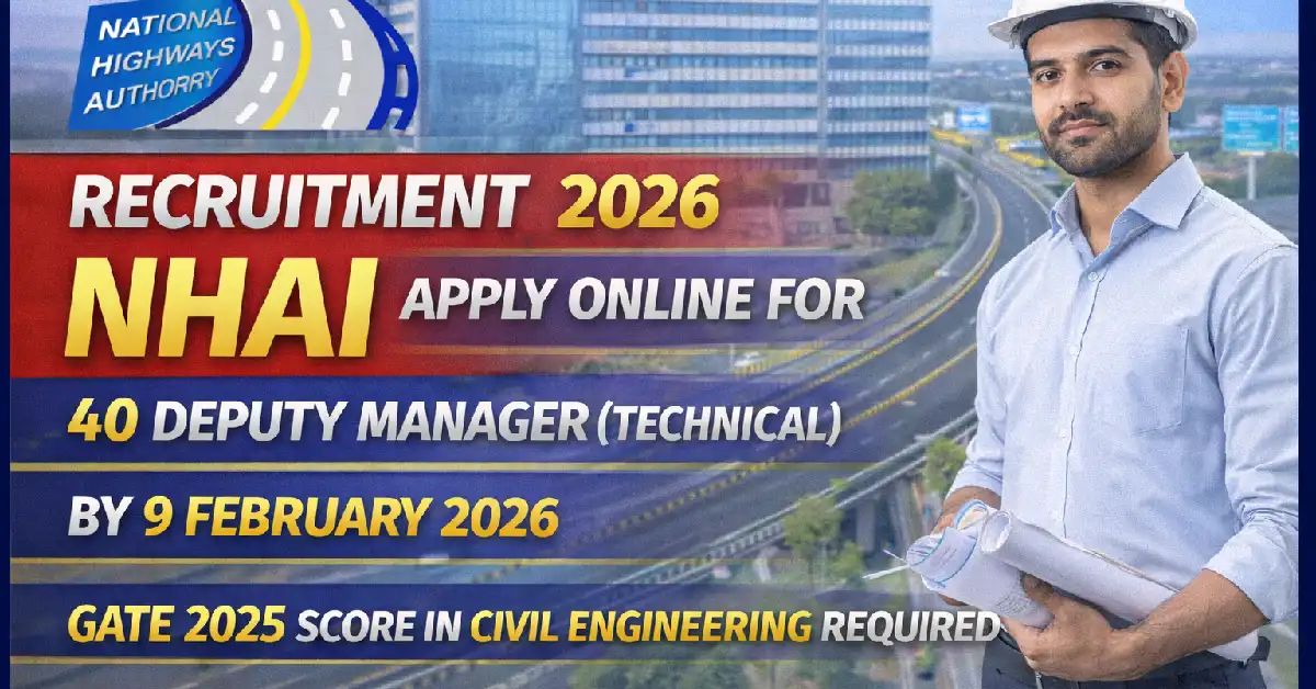 NHAI Recruitment 2026