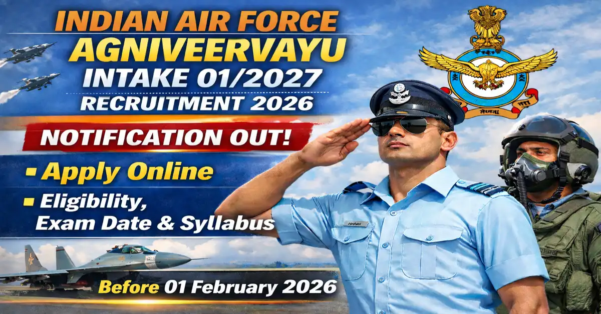 IAF Agniveervayu Recruitment 2026
