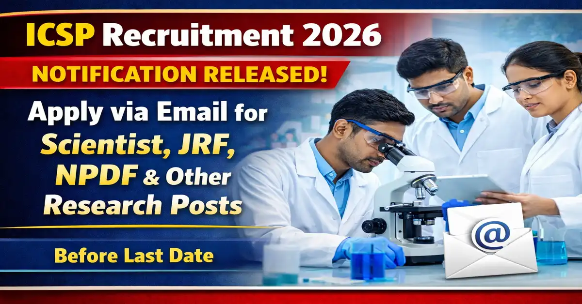 ICSP Recruitment 2026