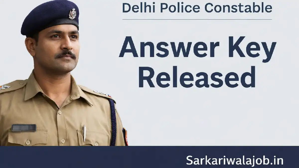 Delhi Police Constable Answer Key 2026