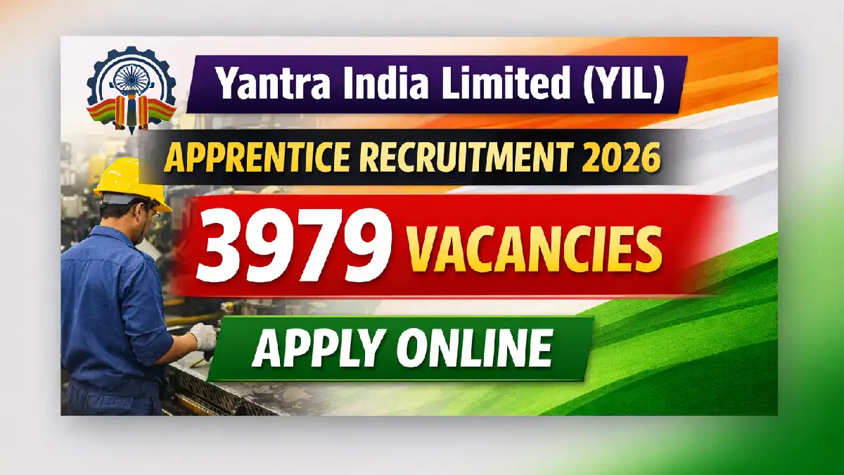 Yantra India Limited Apprentice Recruitment 2026