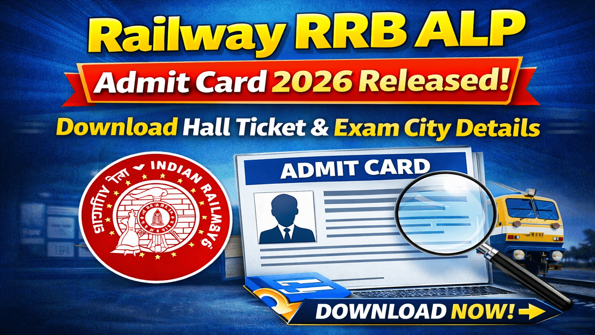 Railway RRB ALP Admit Card 2026