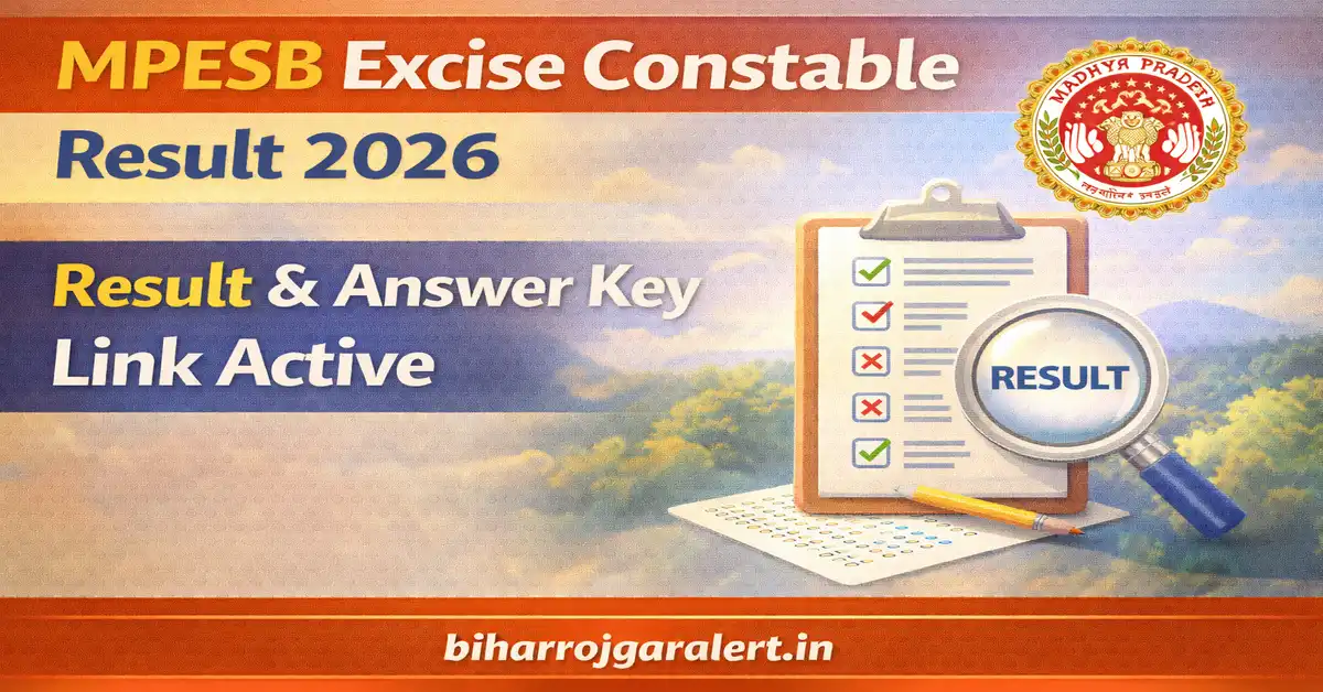 MPESB Excise Constable Result 2026