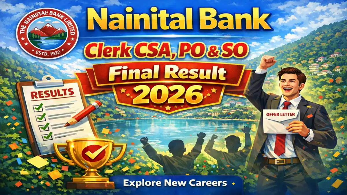 Nainital Bank Clerk CSA