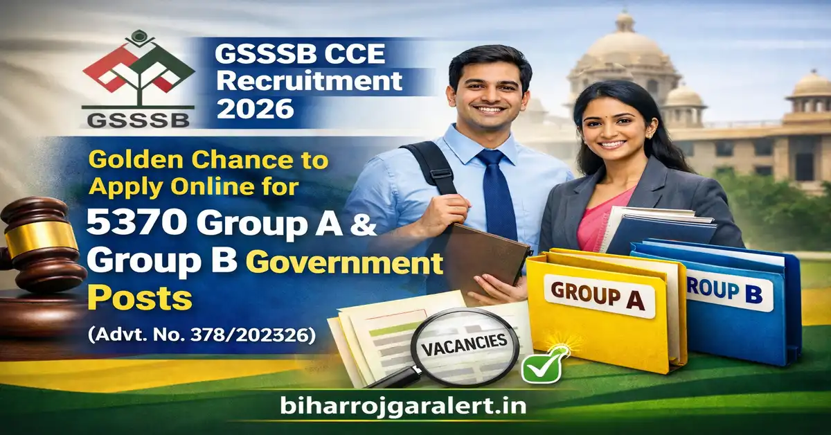 GSSSB CCE Recruitment 2026