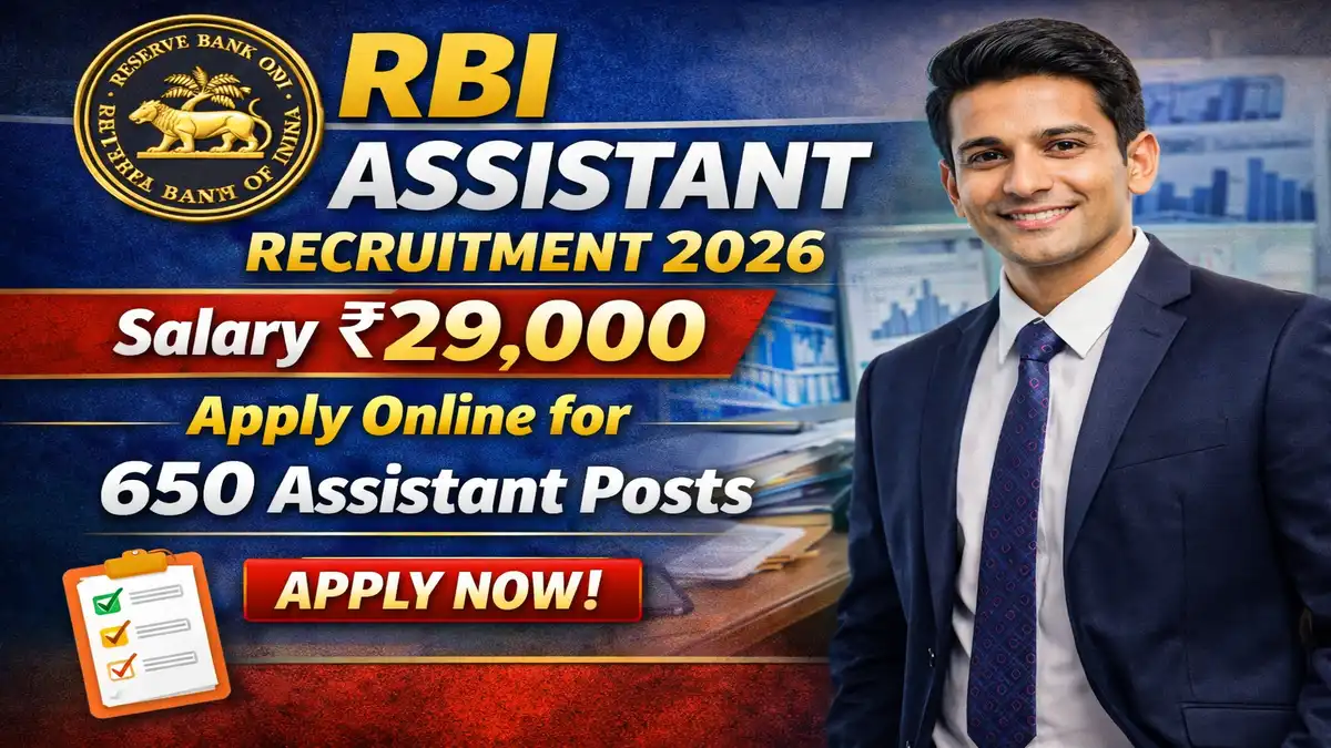 RBI Assistant Recruitment 2026