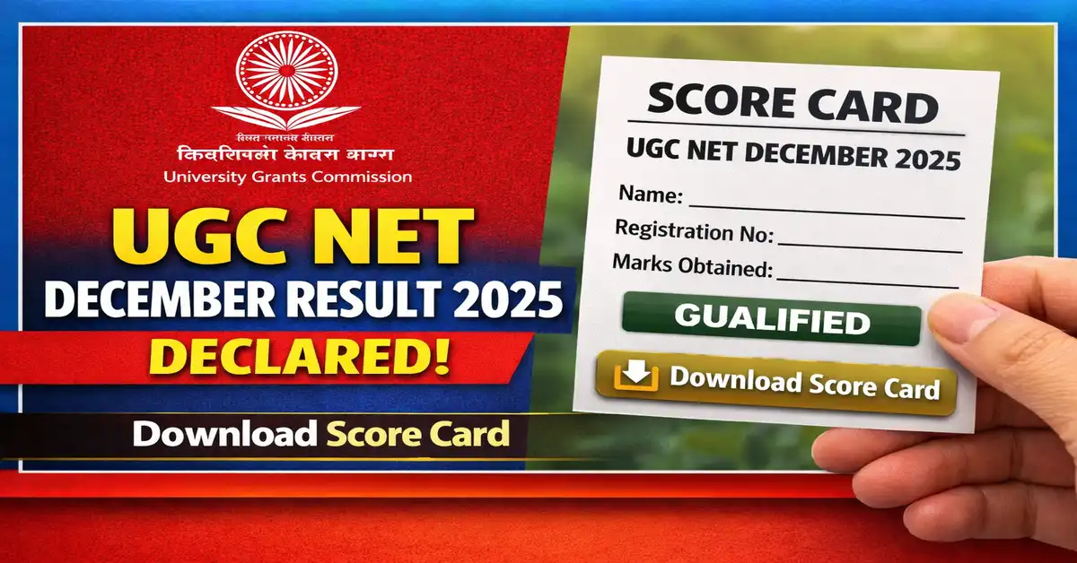 UGC NET December Result 2025