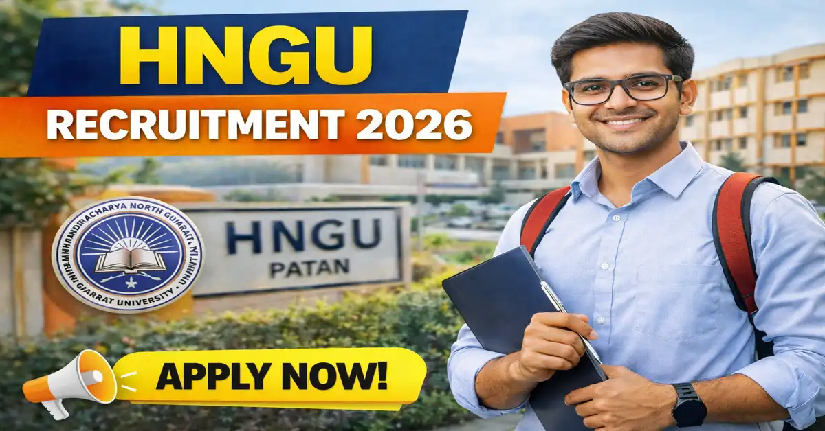 Hemchandracharya North Gujarat University Recruitment 2026 