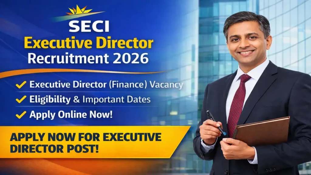 SECI Executive Director Recruitment 2026