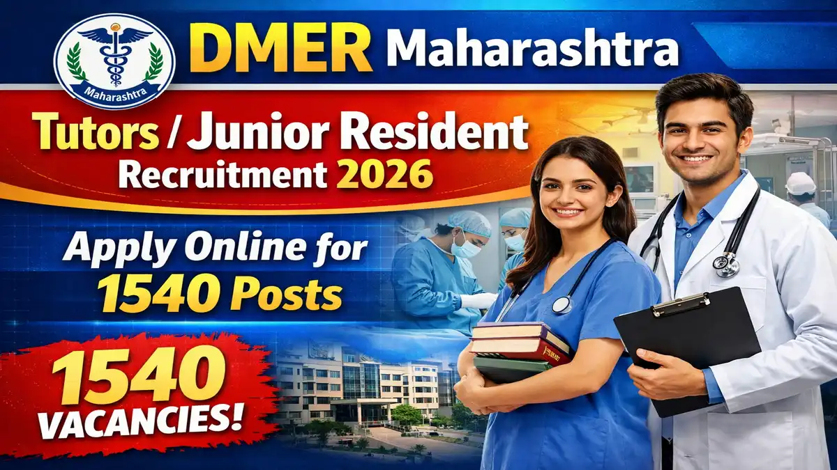 DMER Maharashtra Tutors/Junior Resident