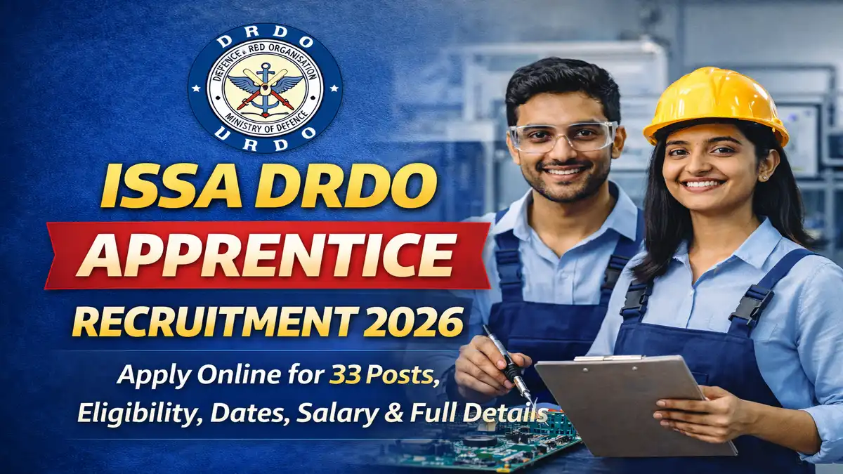 ISSA DRDO Apprentice Recruitment 2026
