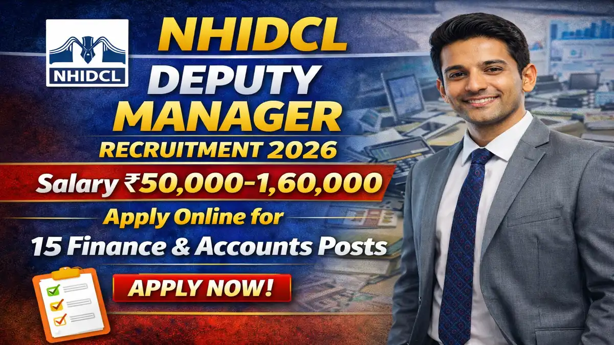 NHIDCL Deputy Manager Recruitment 2026