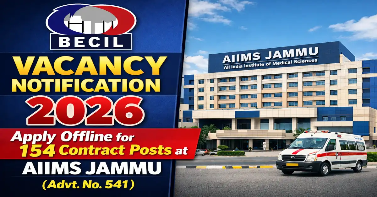 BECIL Vacancy Notification 2026