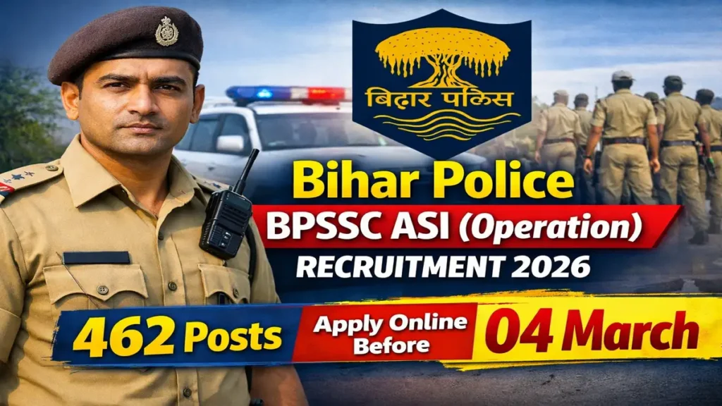 Bihar Police BPSSC ASI (Operation) Recruitment 2026