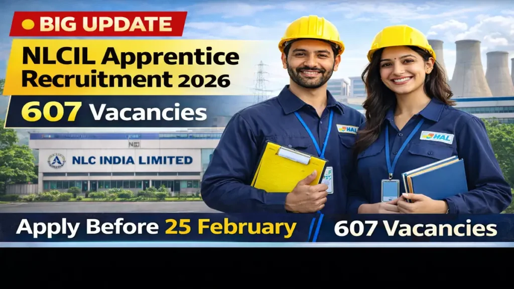 NLCIL Apprentice Recruitment 2026