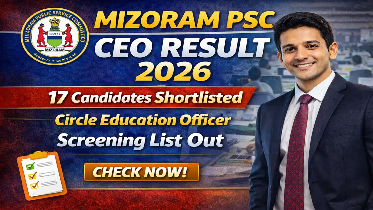 Mizoram PSC CEO Result 2026