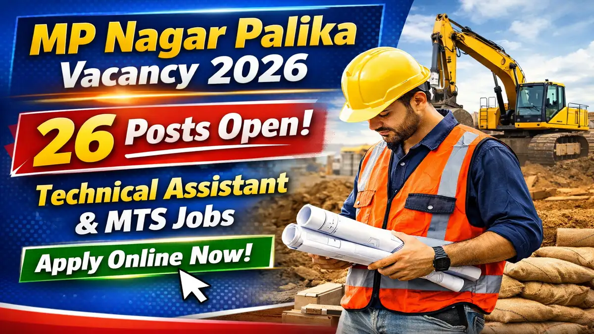 MP Nagar Palika Vacancy 2026