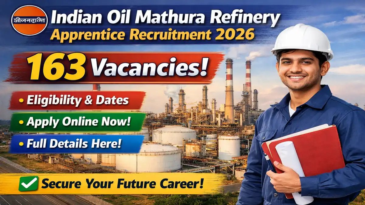 Indian Oil Mathura Refinery Apprentice Recruitment 2026