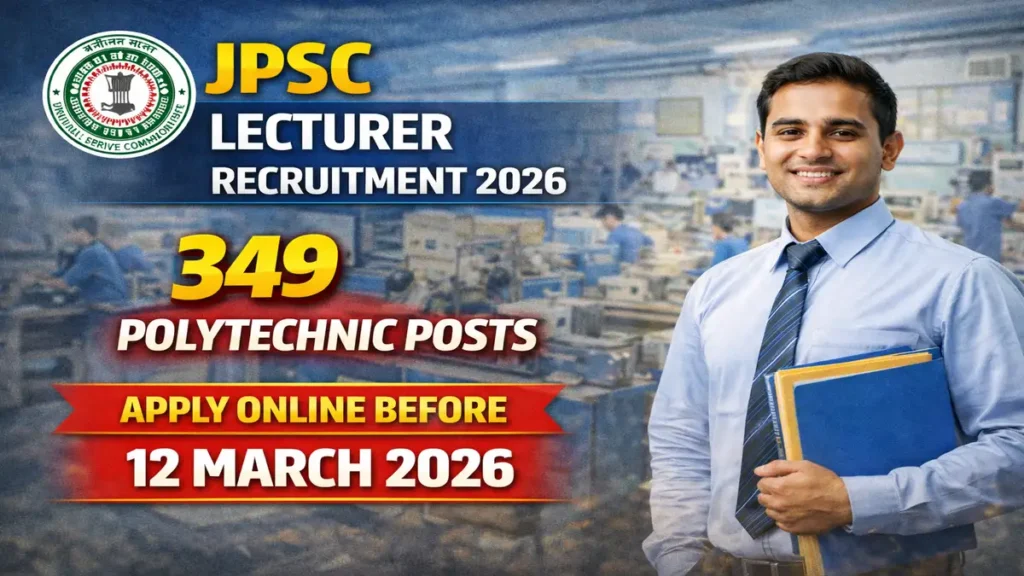 JPSC Lecturer Recruitment 2026