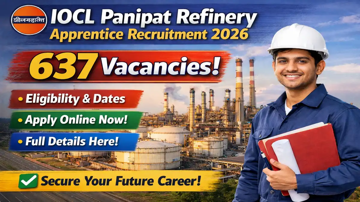 IOCL Panipat Refinery Apprentice Recruitment 2026