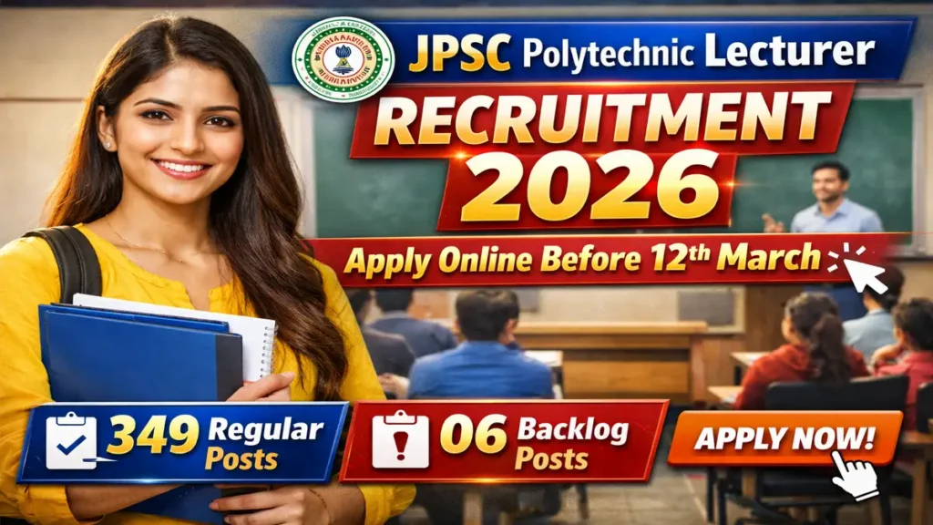 JPSC Polytechnic Lecturer Recruitment 2026