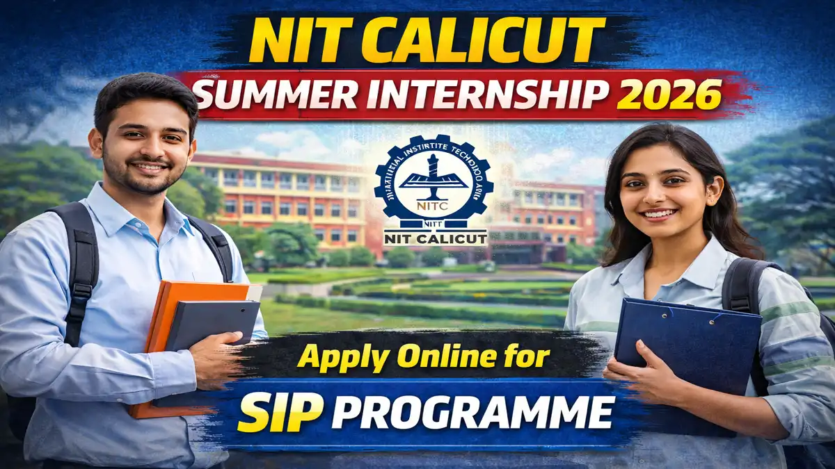 NIT Calicut Summer Internship 2026 