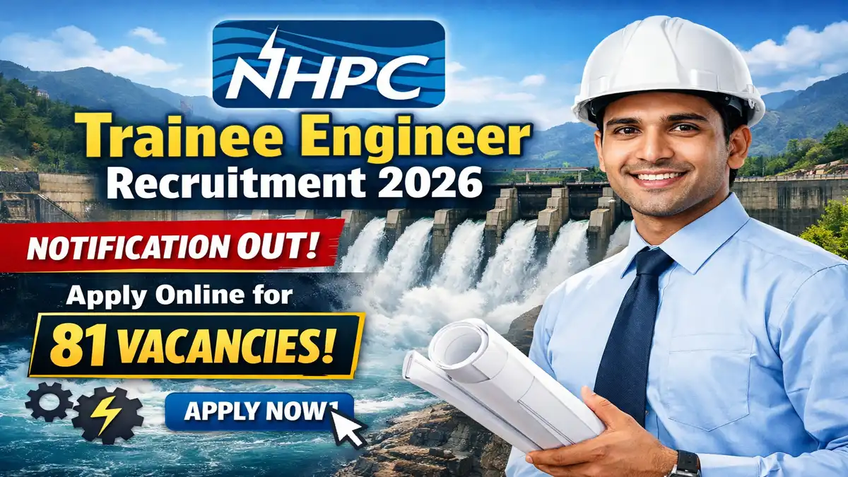 NHPC Trainee Engineer Recruitment 2026