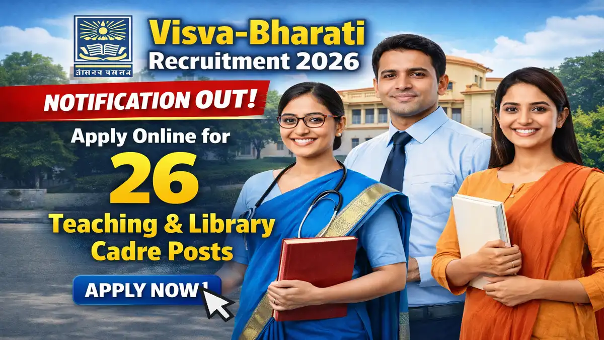 Visva-Bharati Recruitment 2026