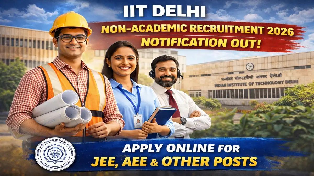 IIT Delhi Non-Academic Recruitment 2026