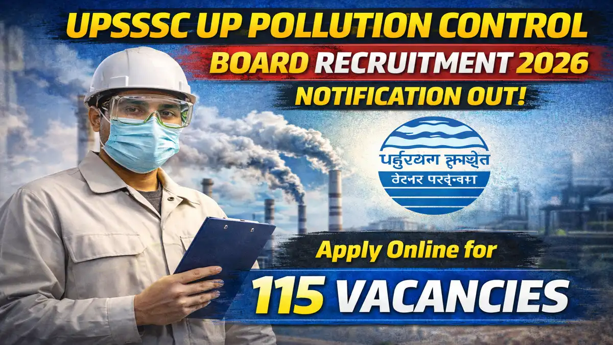 UPSSSC UP Pollution Control Board Recruitment