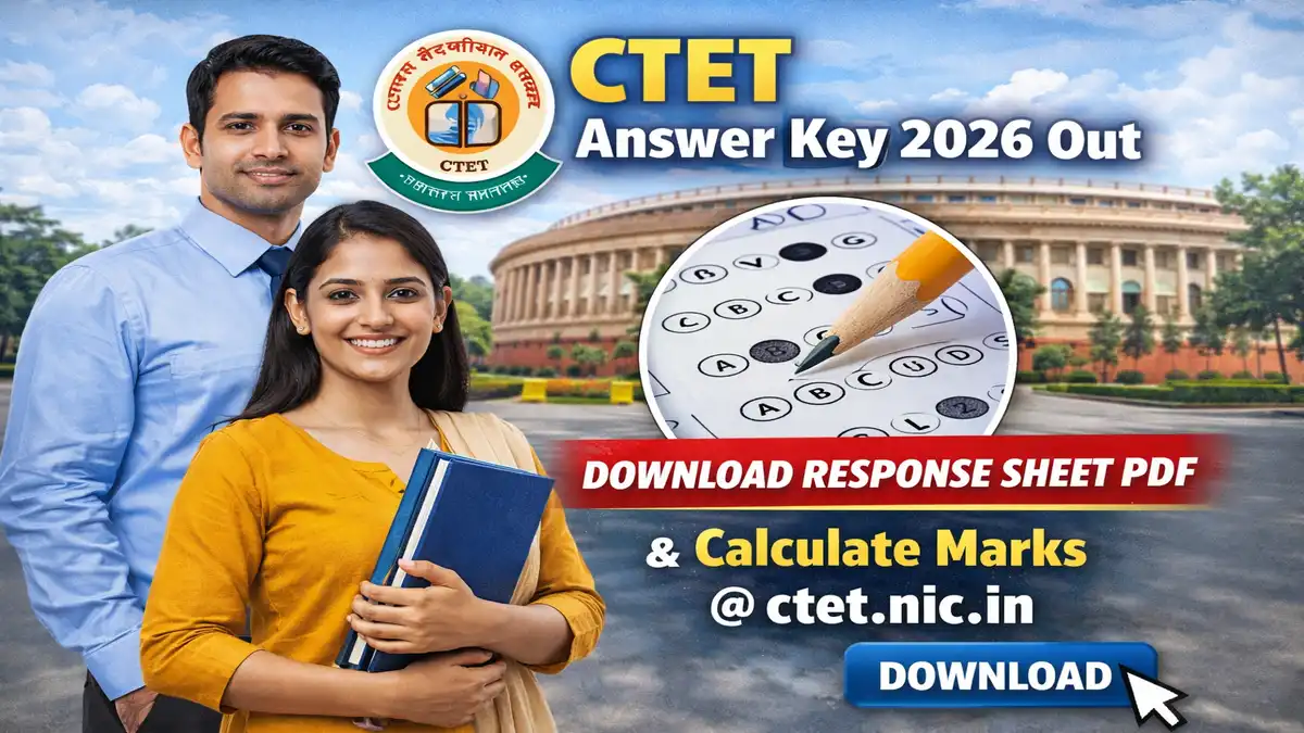 CTET Answer Key 2026 Out