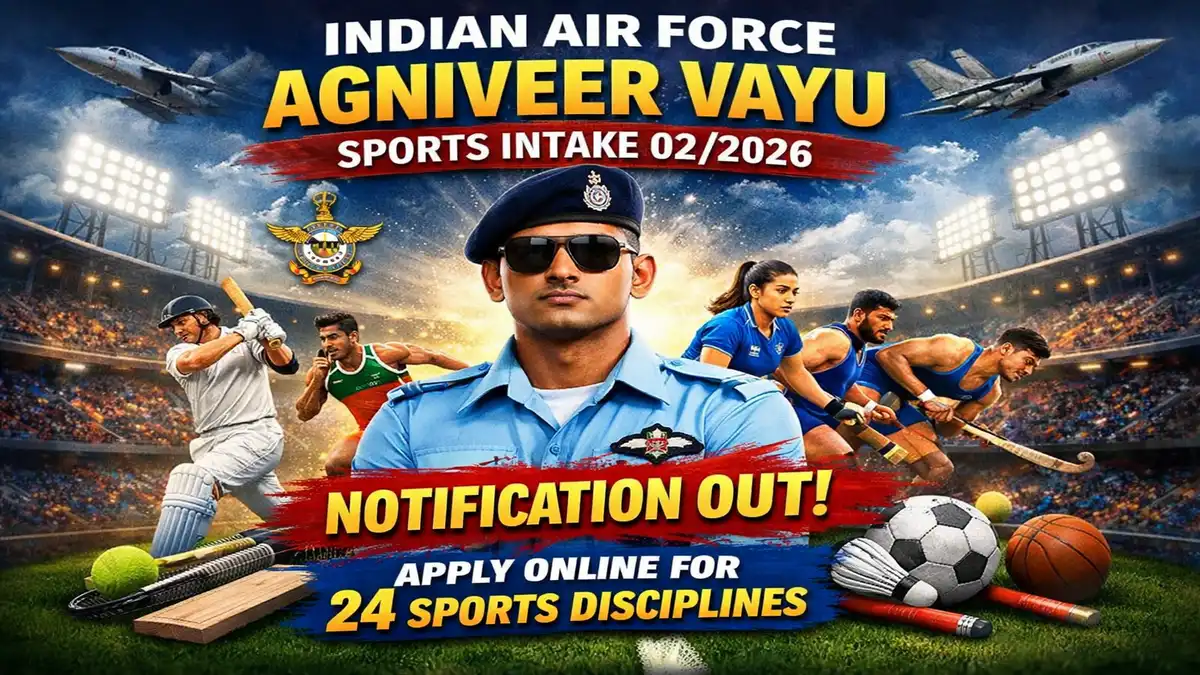 Indian Air Force Agniveer Vayu Sports Intake