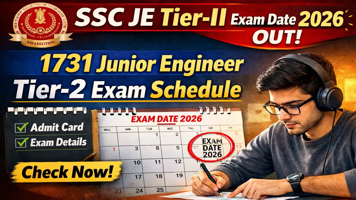 SSC JE Tier-II Exam Date 2026