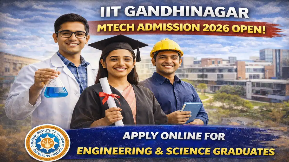 IIT Gandhinagar MTech Admission 2026 Open