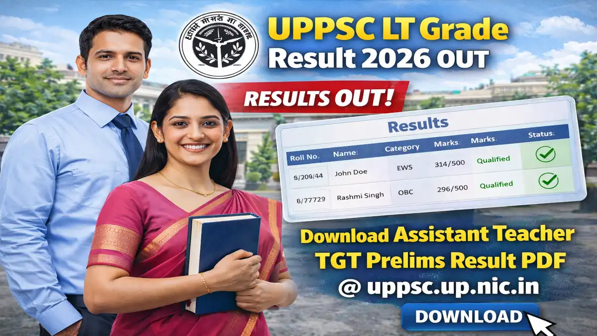UPPSC LT Grade Result 2026 OUT