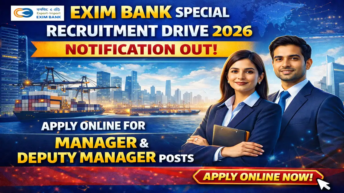 Exim Bank Special Recruitment Drive 2026