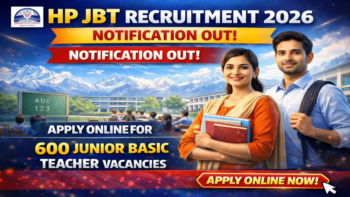 HP JBT Recruitment 2026