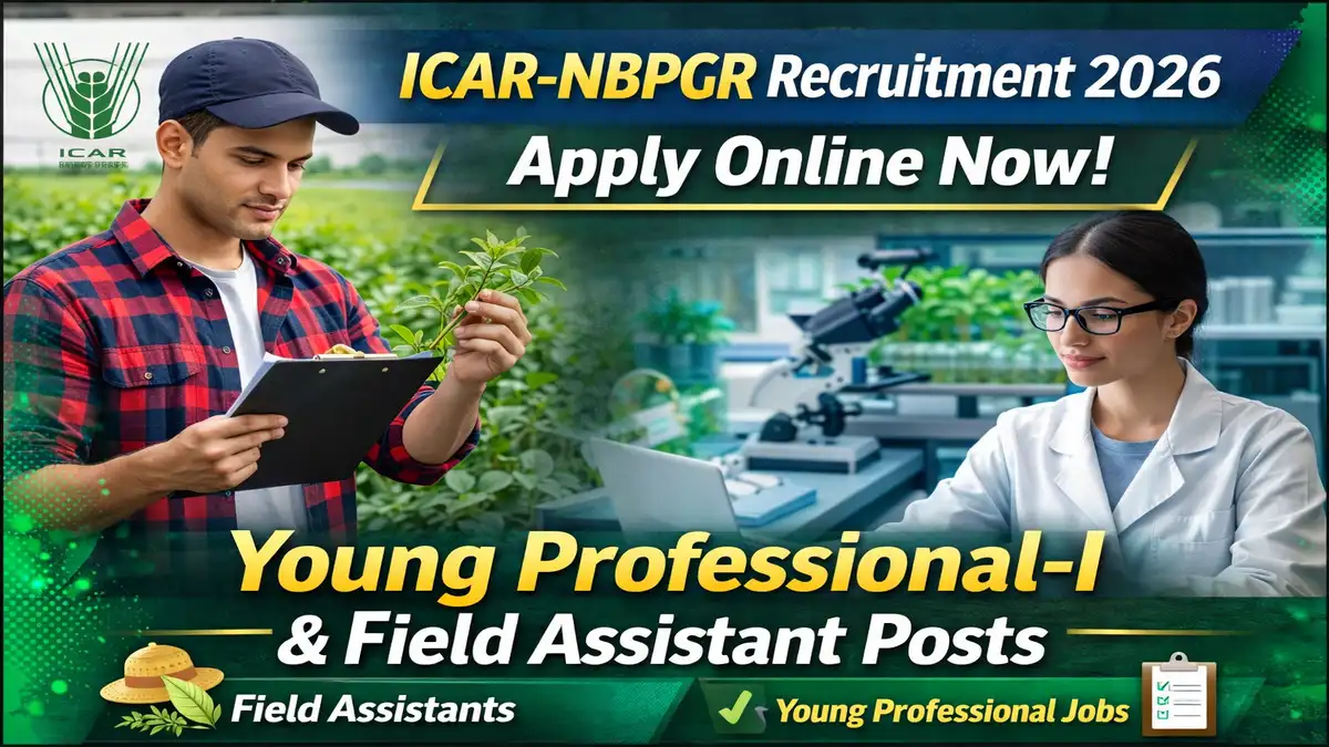 ICAR-NBPGR Recruitment 2026