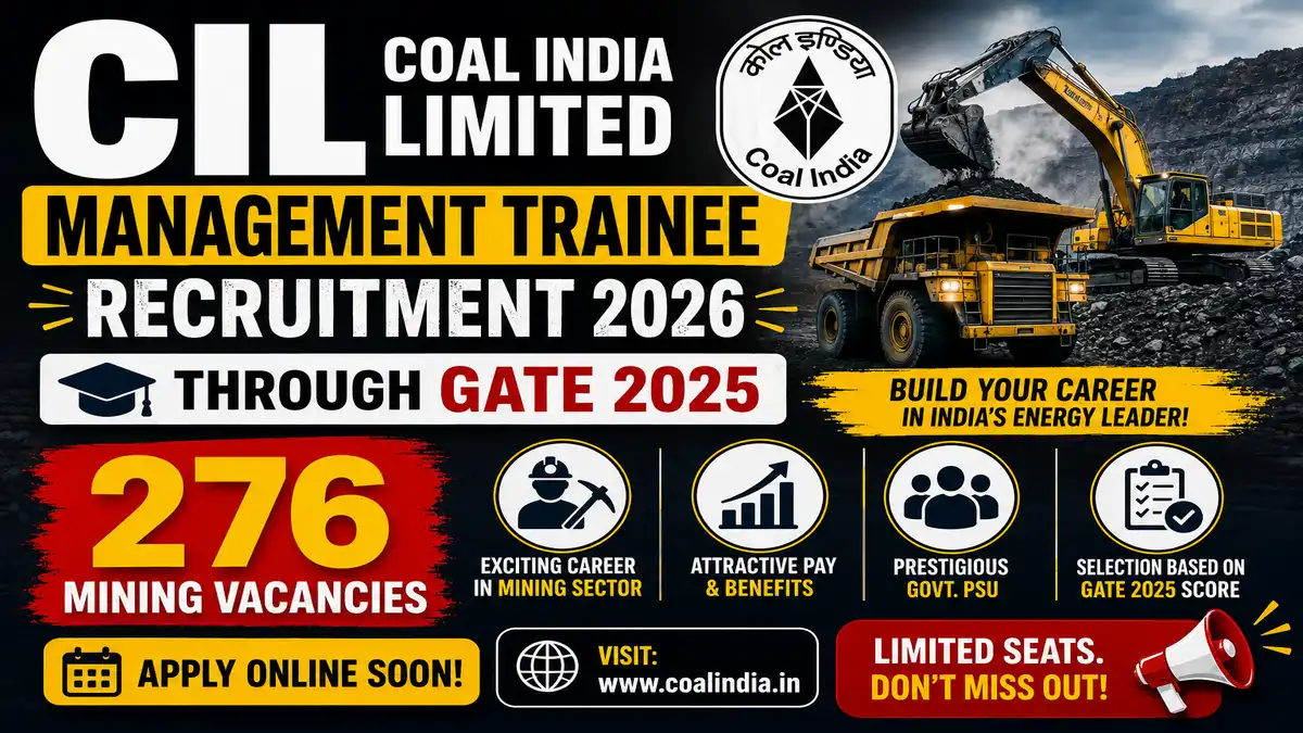CIL Management Trainee Recruitment 2026