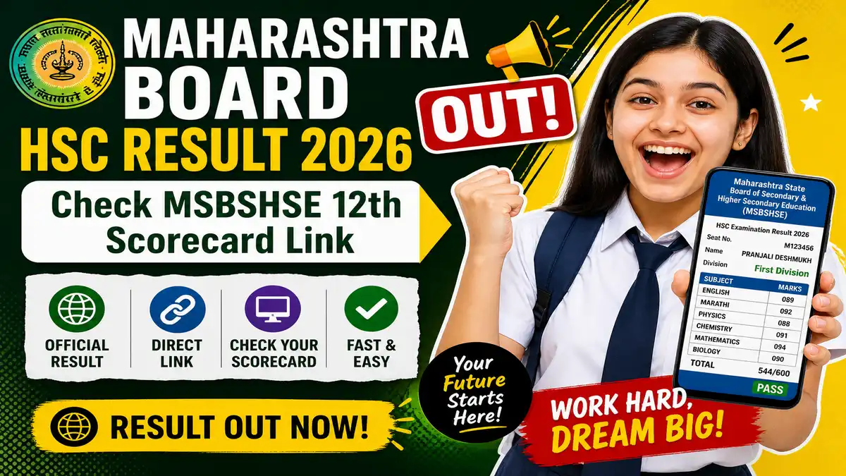 Maharashtra Board HSC Result 2026 Out