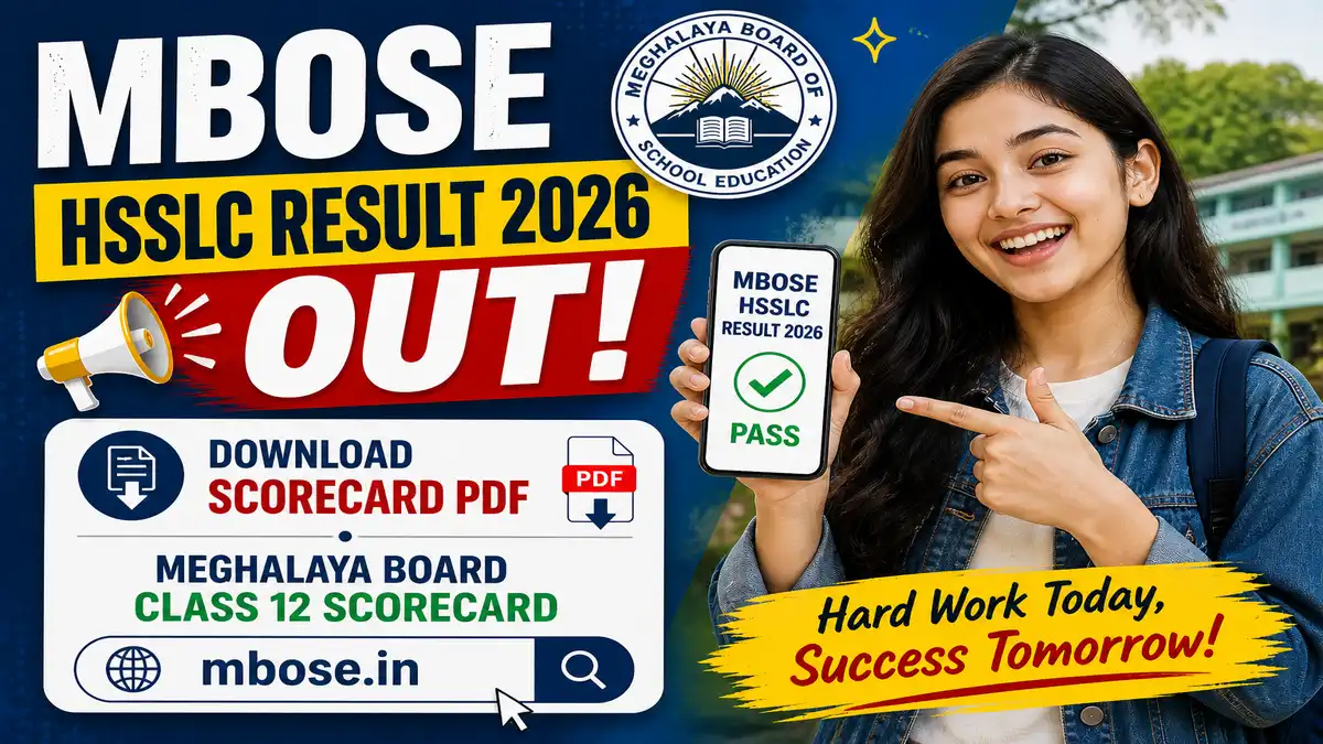 MBOSE HSSLC Result 2026 OUT