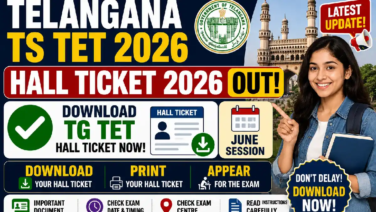 Telangana TS TET Hall Ticket 2026