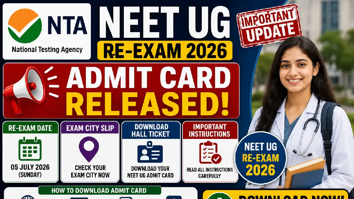 NTA NEET UG Admit Card 2026