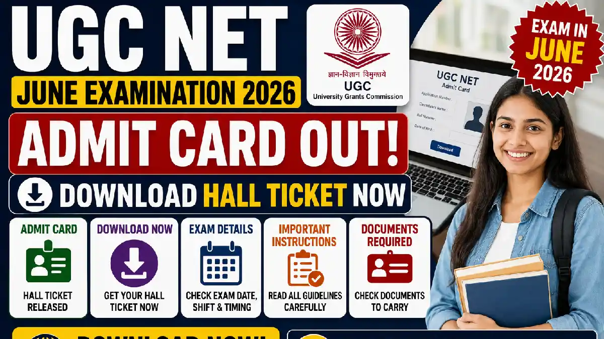 UGC NET June Admit Card 2026