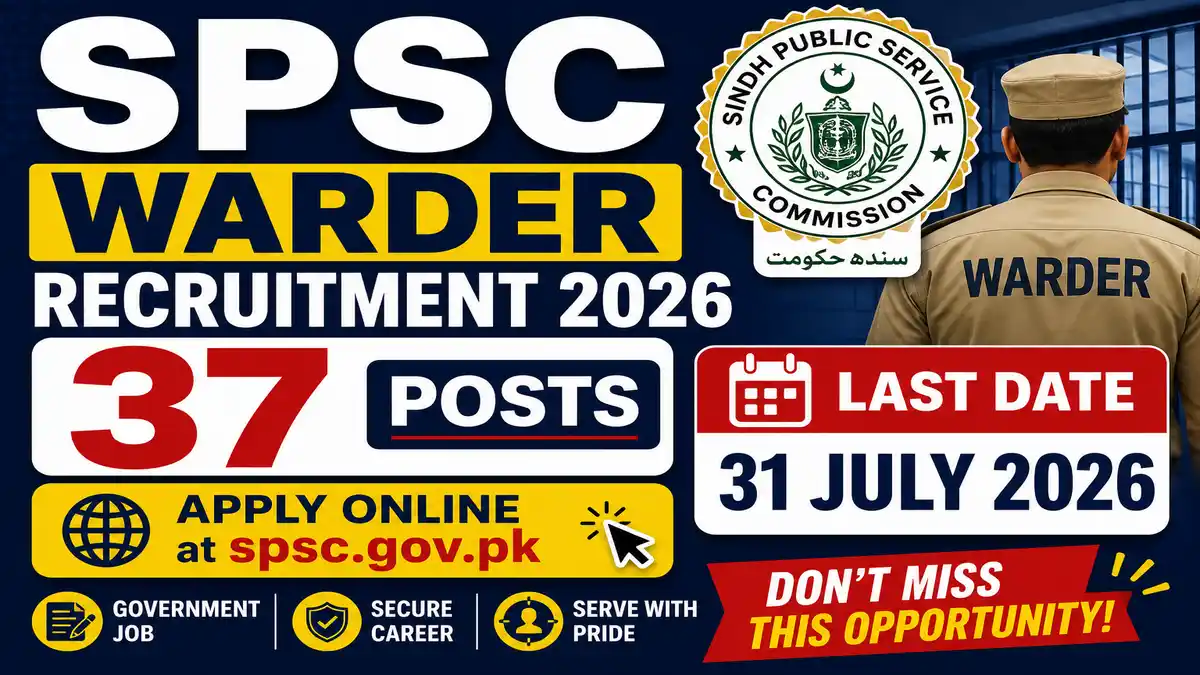 SPSC Warder Recruitment 2026