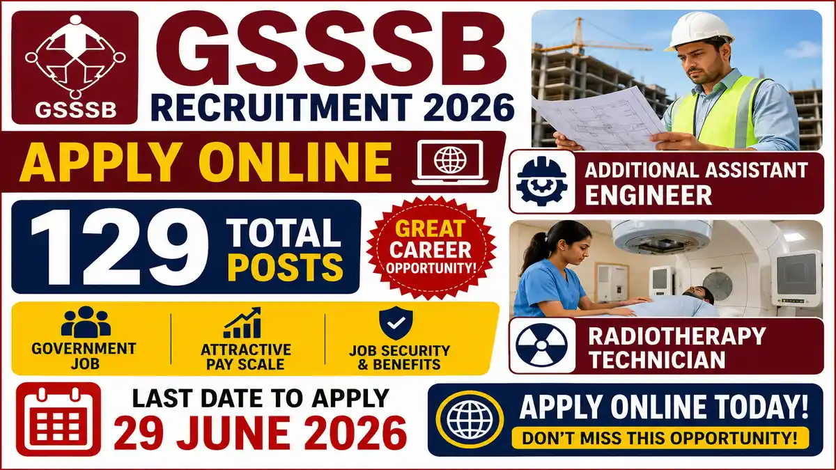 GSSSB Recruitment 2026