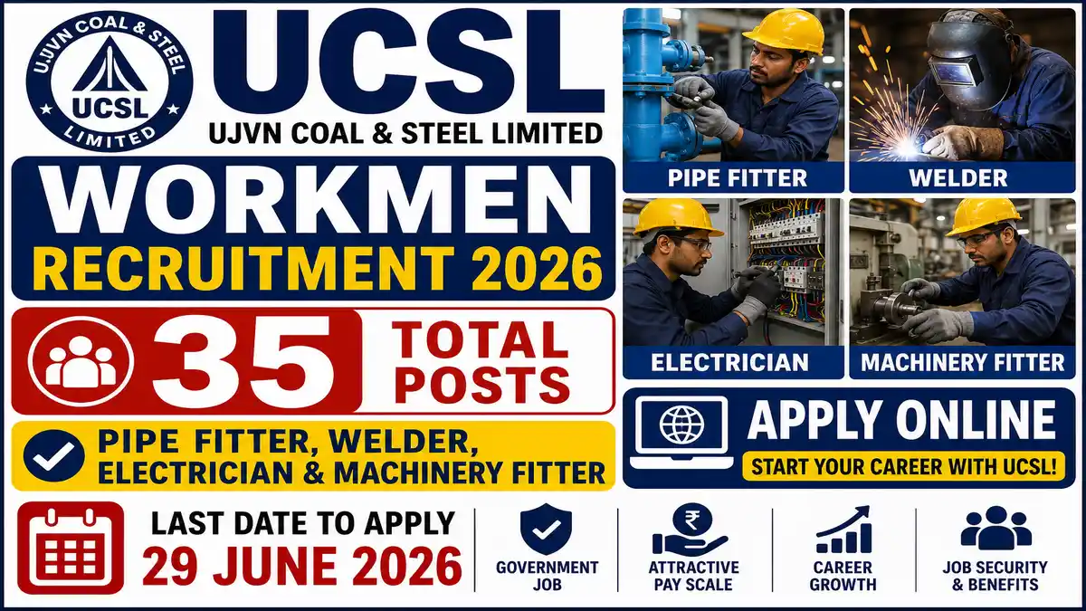 UCSL Workmen Recruitment 2026