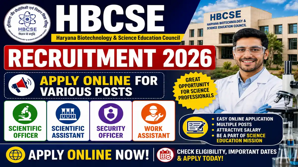 HBCSE Various Officer Recruitment 2026