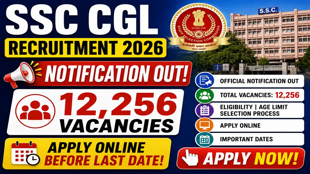 SSC CGL Recruitment 2026